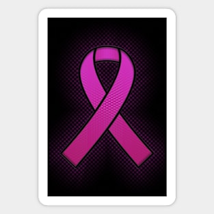 Breast Cancer Awareness Halftone Magnet